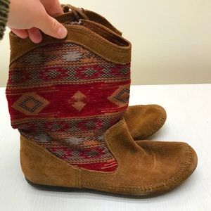 Minnetonka Red Baja Boot